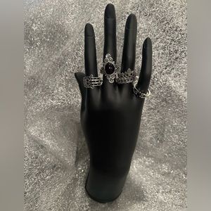 NEW: Choose Your 5 Pcs Elegant Vintage Stackable Style Finger Jewelry Decor